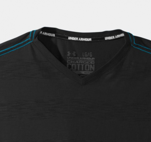 Футболка Under Armour Slub Stripe - Black ціна